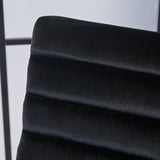 Glorie Black Velvet Sofa Accent Chair ArmChair