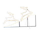 Samland Animated Running up Reindeer Rope Light for Christmas Decoration