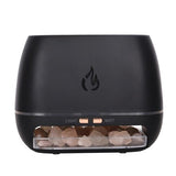 Black Aroma Diffuser with Himalayan Salt Stones
