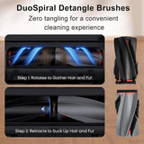 Eufy E28 Omni / E25 Omni Robot Vacuum Cleaner 17-piece Replacement Kit, 1 set of main brushes, 2 roller mops, 6 side brushes, 4 HEPA filters, 4 dust bags