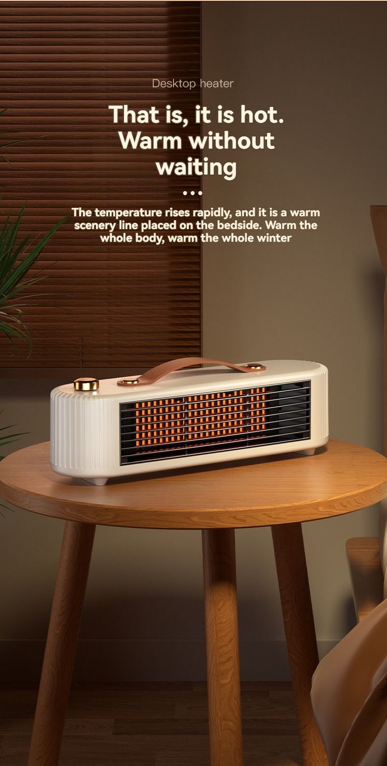 Hot - selling Desktop Heater: Instant Warmth, Energy - Saving & Quiet | Free Shipping