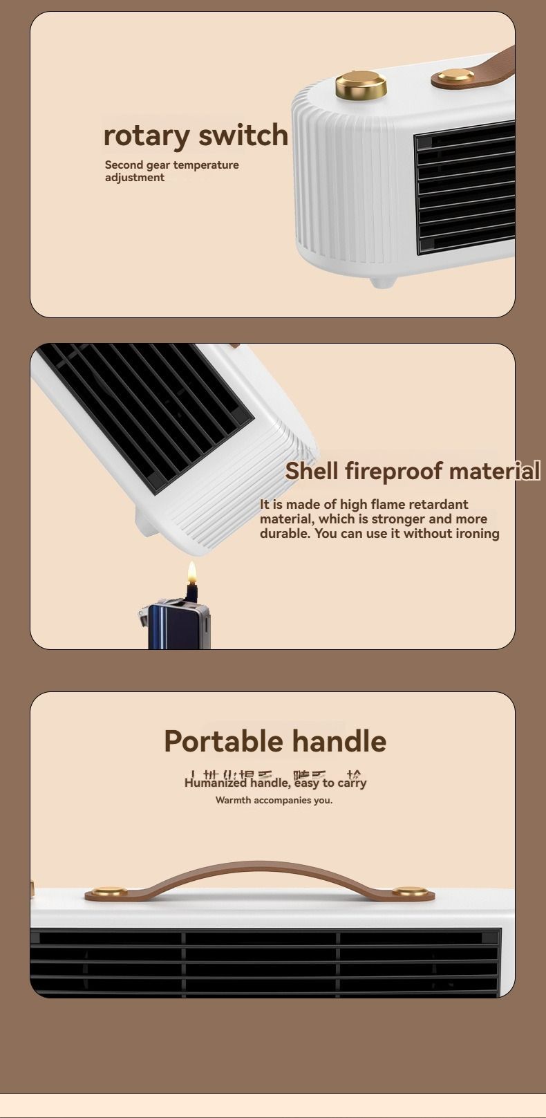 Hot - selling Desktop Heater: Instant Warmth, Energy - Saving & Quiet | Free Shipping