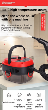 Steam Cleaner with Multiple Attachments, White