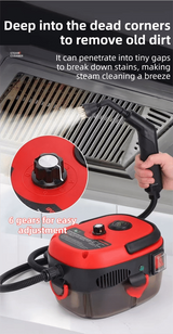 Steam Cleaner with Multiple Attachments, White