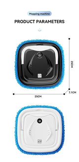 P6 Smart Robot Mop and Floor Cleaner, White