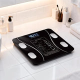 Smart Electronic Scale | UAEUUI Body Fat Scale, Bathroom Scale, Small Household Scale, with LCD Digital Display, Wireless, Battery Powered