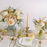 White Nude Artificial Flowers Faux Roses DIY Flower Arrangement Wedding Decorations