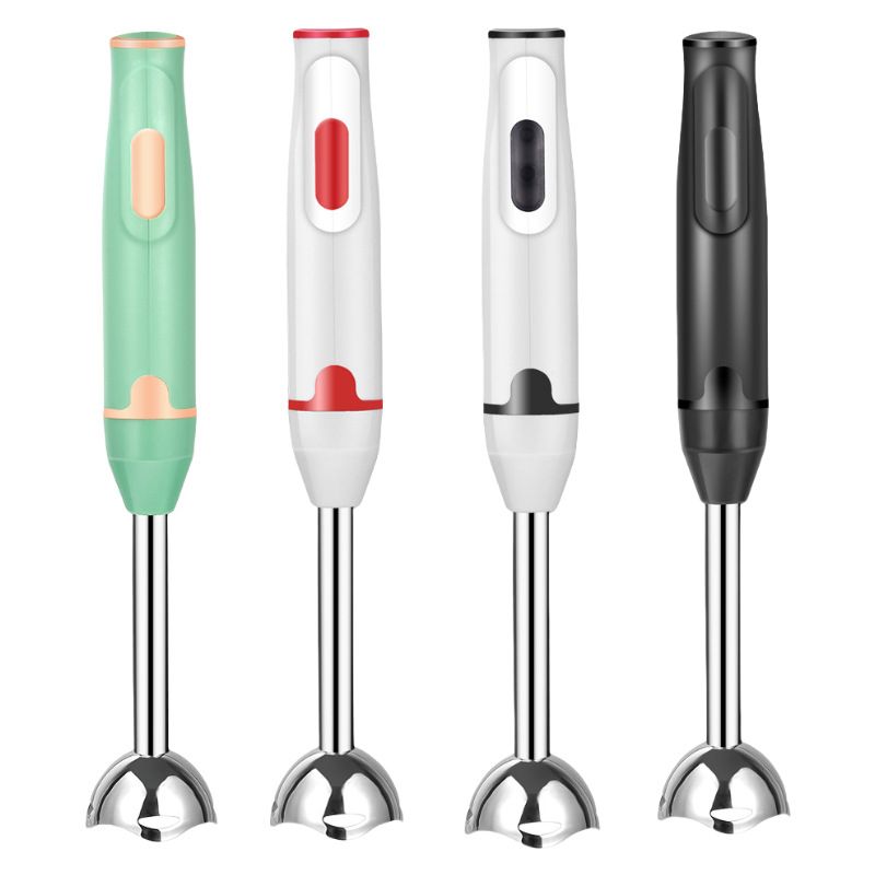NIRVA Hand Blender, 400W hand blender, 2 blade immersion blender, low noise stick blender, milk frother, baby food blender, smoothie maker, kitchen blender Australia, quiet hand blender, ergonomic blender - White - Size A set of stainless steel