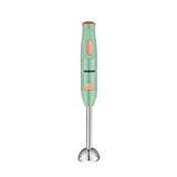 NIRVA Hand Blender, 400W hand blender, 2 blade immersion blender, low noise stick blender, milk frother, baby food blender, smoothie maker, kitchen blender Australia, quiet hand blender, ergonomic blender - White - Size A set of stainless steel