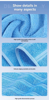 6-Piece White Towel Set