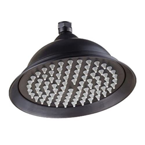8 Inch Round Alloy Rain Shower Head – High Pressure Rainfall Showerhead for Bathroom, Universal Fit, Easy Installation - Bronze - Size 8in