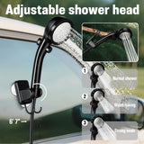 Portable Camping Shower, 6000mAh Rechargeable Outdoor Shower Pump 4 Spray Modes & Speeds, Ipx7 Waterproof, LED Display, Portable Shower for Camping, Car & Pet - Gray - Size 5.3-gallon bucket