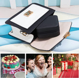 Black Travel Jewelry Box with Mirror: Sleek, Organised Storage for Rings, Necklaces & Earrings, Ideal for Aussies