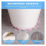 2-Pack Waterproof Self-Adhesive Sealant Tape – Transparent PVC Edge Strip for Kitchen, Bathroom, Sink, Toilet, and Wall Corners – Easy to Cut and Clean (Pattern1)