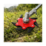6-Tooth Brush Cutter Blade – Heavy-Duty Weed Trimmer Head & Durable Grass Cutter Attachment for Thick Grass, Shrubs & Tough Vegetation(red)