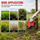 6-Tooth Brush Cutter Blade – Heavy-Duty Weed Trimmer Head & Durable Grass Cutter Attachment for Thick Grass, Shrubs & Tough Vegetation(red)