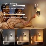 Rechargeable Motion Sensor Night Light – DIY Silicone Hose Lamp for Bedroom & Desk (White) | Other Colors Available in Store