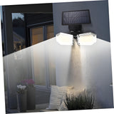 2-Pack Solar Motion Sensor Wall Lights: Double-Head Adjustable Cob LED Outdoor Lights for Garden, Patio & Pathway