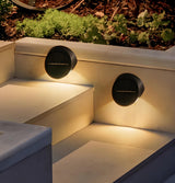 Solar Outdoor Wall Lights (2-Pack): IP44 Waterproof LED Sconces for Garden, Patio & Pathway Lighting（white light）