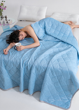 Christmas gifts for loved ones Aussie Summer Cooling Quilt – 4 Sizes, Breathable, Lightweight & Skin-Friendly for Refreshing Sleep All Season(purple,200cm*230cm)