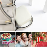 White Travel Jewelry Box with Mirror: Compact, Organised Storage for Rings, Necklaces & Earrings, Ideal for Aussies