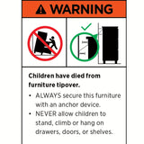 2 Tier Console Table with Power Outlets and USB Ports, Wood Entryway Table with Charging Station & Storage Shelf, Narrow 2-Tier Sofa Table for Living Room Hallway Foyer