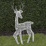 Lighted Christmas Deer Reindeer Family With Led Lights