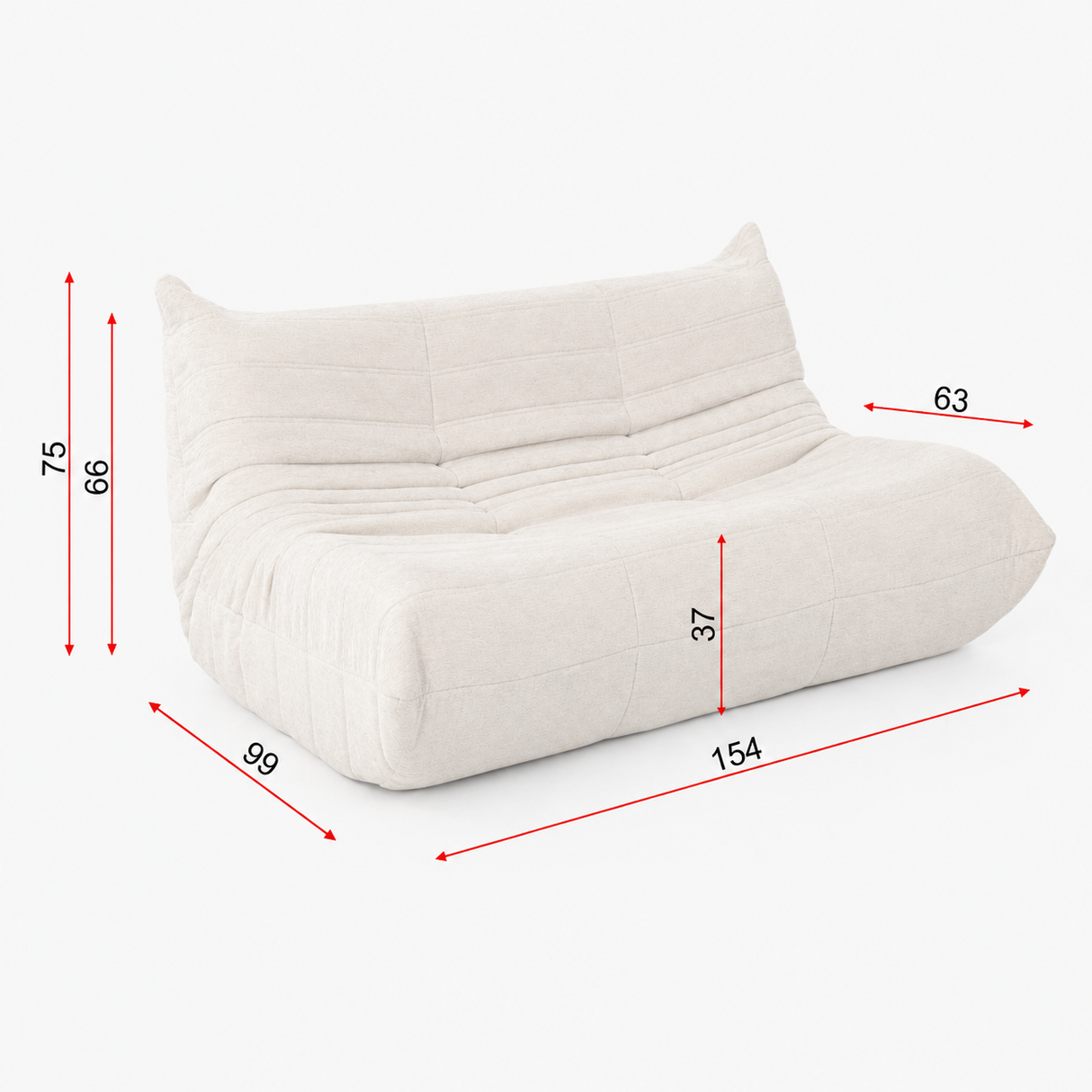 Flutto 2 Seater LOUNGE CHAIR