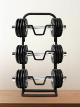 Three-layer Pot Lid Rack Kitchen Countertop Organizer for Cutting Board-Black