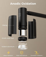 Zoomable Picture Light for Wall, Battery Operated Art Light for Paintings CCT Dimmable Spotlight for Wall Art Wall Light with Remote Control for Living Room Gallery Dartboard Bathroom 2PCS