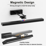 Picture Light Battery Operated, 16in Wireless Art Light for Paintings Color Temperature Adjustable Dimmable Battery Picture Light with Remote Control for Gallery Dartboard Art Bedroom Bathroom