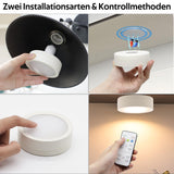 LED Battery Operated Lamps for Indoor Wall Light, E27, Remote Control and Touch Control CCT with E27 and Iron Piece for Living Room, Bedroom, Staircase, Hallway, Wireless Wall Light, Pack of 2
