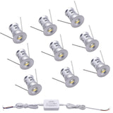 Mini LED Downlights for Ceiling 9 Pack,Cold White 6000K LED Recessed Ceiling Lights Spot Lights for Living Room Bedroom Kitchen Garden [Energy Class E]