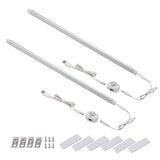 LED Motion Sensor Cabinet Light,2 Pack USB Powered Closet Night Light,20 inch Under Counter Lighting Kit with Automatic Shut Off Timer for Kitchen Pantry Wardrobe Cupboard (Natural White 4000K)