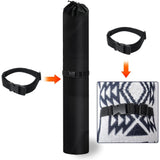 Jumbo Rug Storage Bag with 2 Buckle Straps for Tying, Large Drawstring Carpet Bag for Rugs up to 10×14 Ft, Rug Shipping Bags for Rug Moving Storage(28×142 Inch)