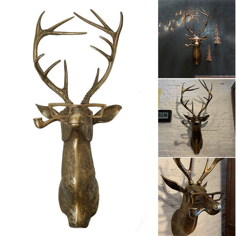 Compatible with Frankie Stag Animal Resin Hanging Ornament Max Rabbit Wall Art Door Decor Gift