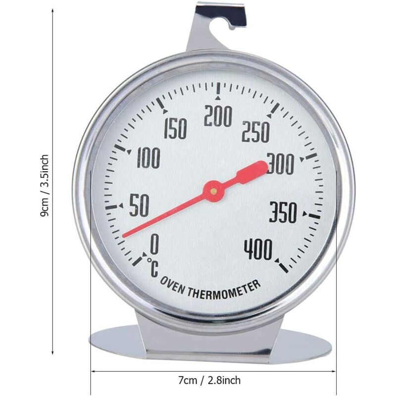 Oven Thermometer, Stainless Steel Instant Read Oven Grill Monitoring Thermometer Kitchen Thermometer For Cooking