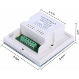Wall Touch Light Switch, LED Light Dimmer Brightness Controller, Single Color Touch Panel For LED Strip Light