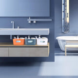 6 Pieces Plastic Storage Basket With Handles, Small Storage Box Organizer For Bathroom, Kitchen, Bedroom, Cosmetics,
