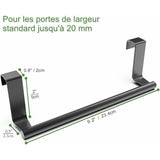 Kitchen Towel Bar, 2 pcs Set Kitchen Towel Holders, Matte Black