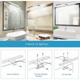 Bathroom Mirror Light 30Cm LED 6W 230 Volt Bathroom Mirror Light 6000K Full Aluminum 3In1 Bathroom Mirror Light