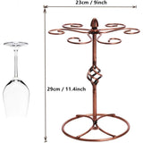 1Pc Wine Glass Rack, Stemware Holder With Wine Glass Drying Racks Holds 6 Wine Glasses(Wine Glasses Not Included).