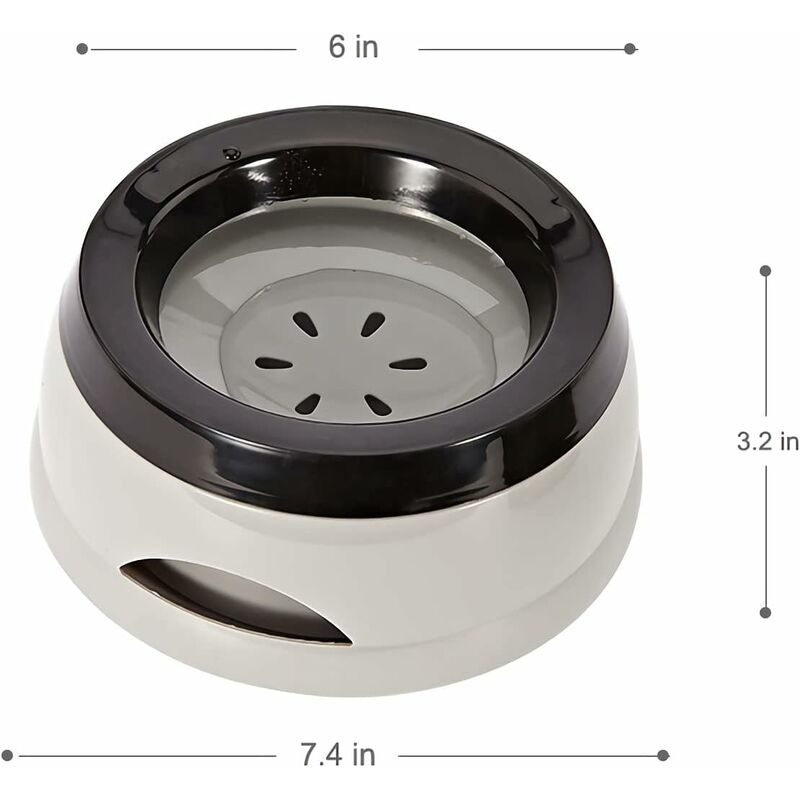 Dog Bowl The Spill-Proof Water Bowl For Dogs Slow Feeder Water Dispenser Bowl For Home And Travel Water Bowl For