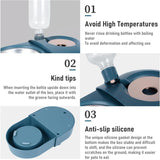 Cat Bowl, Dog Bowl, Automatic Water Bottle, Tilted Raised Water Bowl For Small And Medium Dogs And Cats