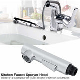 Pull-Out Sprayer Faucet Replacement Accessory 2 Spray Settings For Kitchen Sink