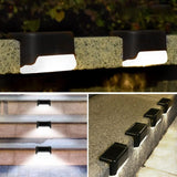 Waterproof Solar Fence Light, Solar Deck Light, Stair Light, Ip65 LED Solar Garden Lights For Patio Stair Fences (Warm