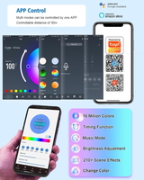 8 Pack Hexagon LED Wall Lights, Smart RGB Honeycomb Lights with APP & Voice Control, Music Sync Modular LED Panels for Gaming Room, Bedroom & Home Theater Decor