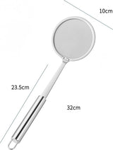 Set of 2 hanging skimmers with handle, Kitchen Tools, silver, 32 cm, stainless steel
