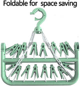 Sock Dryer - Clothesline - 32 Clips - Sock Hanger - Sock Dryer - Laundry Socks - Dryer - Carousel - Drying Carousel - Clothes Hanger - Sock Drying Rack - Vegetables