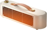Auxiliary heater, small solar electric heater for home, office or workspace use (White)